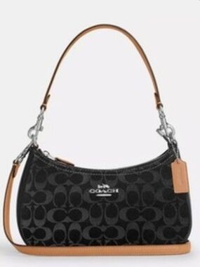 Coach Teri Black Denim Bag